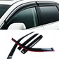 VioletLisa 4pcs Window Visors Sun/Rain Guard for 97-01 Honda CR-V Side Window Deflectors Visor