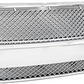 VioletLisa Mesh Upper Hood Grille Grill Chrome Compatible with 2007-2010 Ford Explorer/Explorer Sport Trac