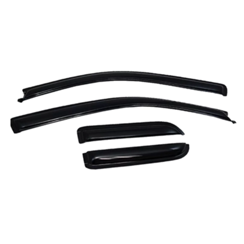 VioletLisa 4pcs Window Visors Sun Rain Guard for 04-14 Ford F150 Extended Cab Smoke Side Wind Deflectors Visor