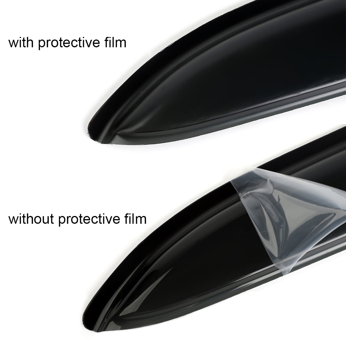 VioletLisa For 2003-07 Honda Accord Sedan JDM Window Visors Wind Deflector Sun Rain Guard